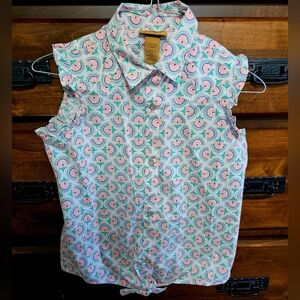 Wrangler Sleeveless Flower Design Top NWT
